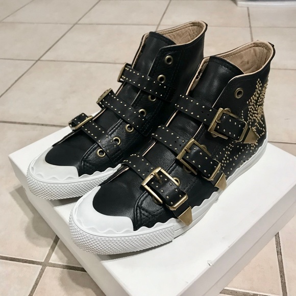 chloe studded sneakers